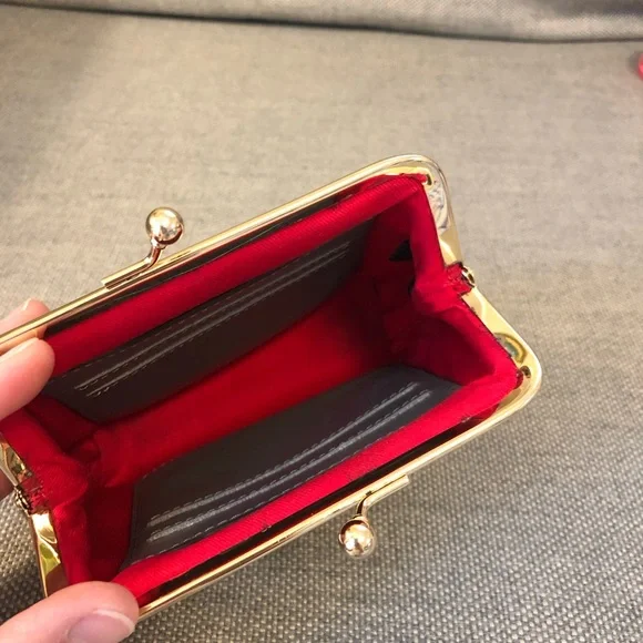 Dooney & Bourke Gray Clutch change purse wallet - Picture 3 of 16